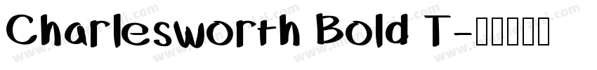 Charlesworth Bold T字体转换